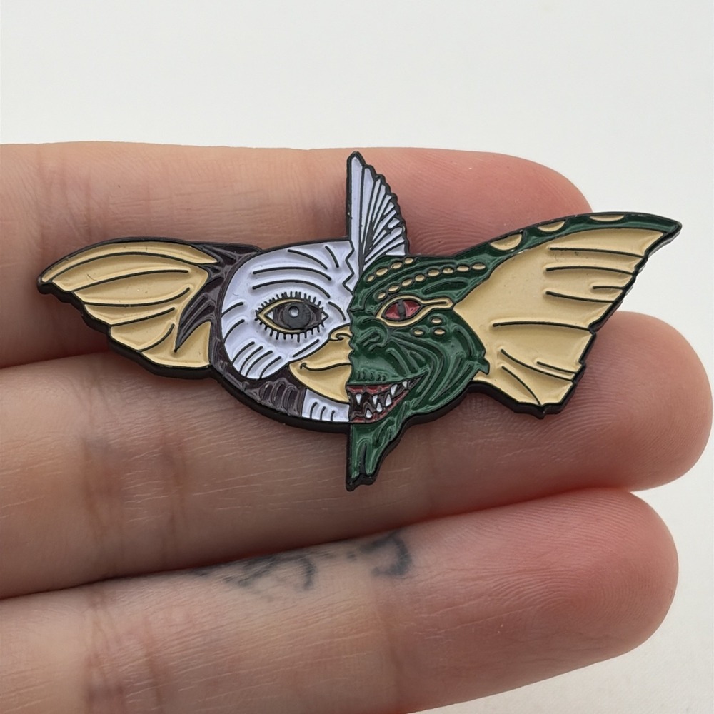 Gizmo Stripe Gremlins Movie 80s Lapel Hat Pin
